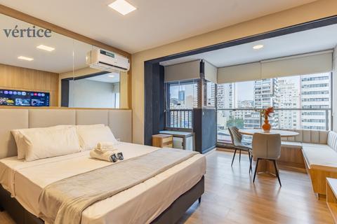 Estúdio à venda em São Paulo, Higienópolis, com 1 suíte, com 32 m², Ária Higienópolis